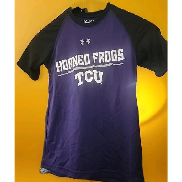 Women’s Under Armour TCU Horned Frogs College X-Small NWT A97 Excellent Shirt - Picture 1 of 7
